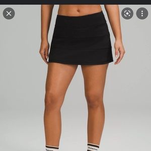 lululemon black pace rival skirt